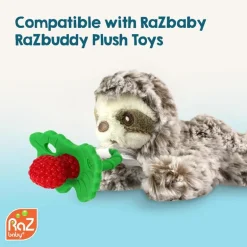Razbaby - Razberry Teether, Red/Green