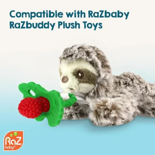 Razbaby - Razberry Teether, Red/Green