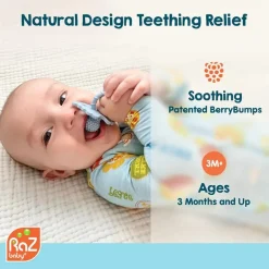 Razbaby - Razberry Teether, Red/Green