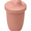 Re Play - Copo com canudinho de silicone sustentável de 8 onças para crianças, deserto