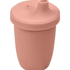 Re Play - Copo com canudinho de silicone sustentável de 8 onças para crianças, deserto