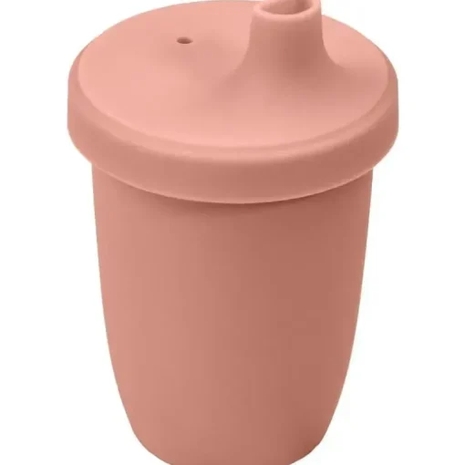 Re Play - Copo com canudinho de silicone sustentável de 8 onças para crianças, deserto