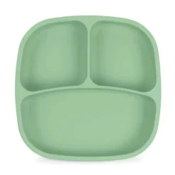 Re Play - Placa dividida por sucção de silicone, Sage