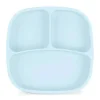 Re Play - Placa dividida por sucção de silicone, azul gelo