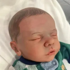 Reborn Baby Doll - African American Vinyl & Painted Hair, Bryan
