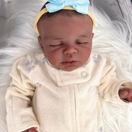 Reborn Baby Doll - African American Vinyl, Mark