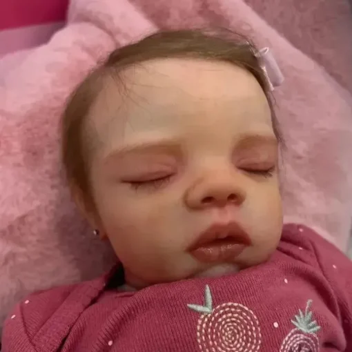 Reborn Baby Doll - White Vinyl, Megan Sleeping