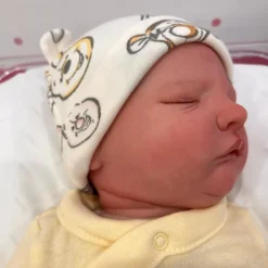Reborn Baby Doll - White Vinyl, Owen Asleep