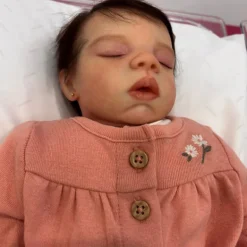 Reborn Baby Doll - White Vinyl, Megan Sleeping