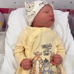 Reborn Baby Doll - White Vinyl, Owen Asleep
