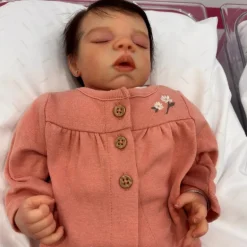 Reborn Baby Doll - White Vinyl, Megan Sleeping