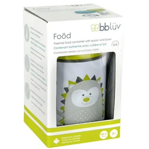 Recipiente térmico para alimentos Bbluv Foöd com colher - limão