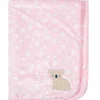 Recém Nascido - Cobertor Suedeplush 1Pk, Coala Floral