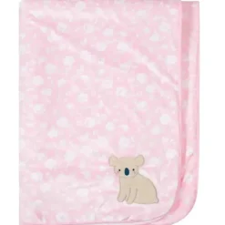 Recém Nascido - Cobertor Suedeplush 1Pk, Coala Floral