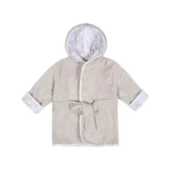 Recém Nascido - Conjunto de Robe e Bota 2Pk, Cinza Quente