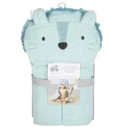 Recém nascido - toalha de banho infantil com capuz para bebês, leão