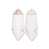 Recém-nascido - toalha felpuda com capuz 3Pk, floral vintage