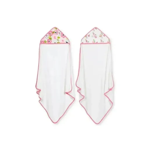 Recém-nascido - toalha felpuda com capuz 3Pk, floral vintage