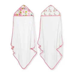 Recém-nascido - Toalhas com Capuz Blossom 2Pk, Rosa