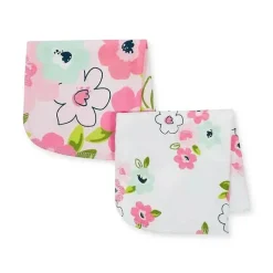 Recém-nascido - Toalhinhas Flor de 10 Pk, Rosa