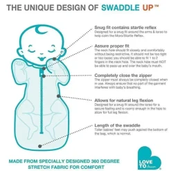 Regal-Lager Swaddle Up Gray - Pequeno