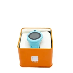 Relógio inteligente GBD GPS Kids Tracker, azul redondo