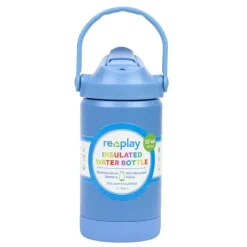 Re-Play - 12 Oz Insulated Recycled Stainless Steel Water Bottle, Denim