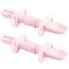 Re-Play - Sustainables by Re-Play Silicone Dip n ReDip Feeding Tool, Ice Pink