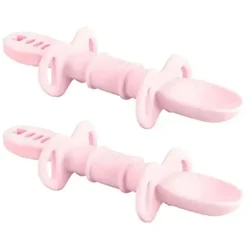 Re-Play - Sustainables by Re-Play Silicone Dip n ReDip Feeding Tool, Ice Pink