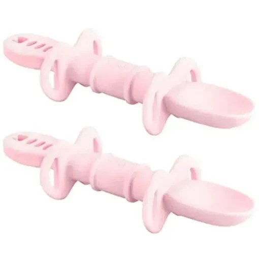 Re-Play - Sustainables by Re-Play Silicone Dip n ReDip Feeding Tool, Ice Pink