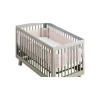 RespirávelBaby - Forro de berço de malha respirável, coleção Deluxe Ruffle, Blush