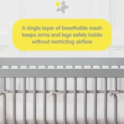 RespirávelBaby - forro de malha respirável para berços de tamanho normal, malha clássica de 3 mm, azul verde aqua