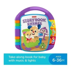 Rir e aprender rimas de livros de histórias da Fisher Price