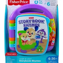 Rir e aprender rimas de livros de histórias da Fisher Price