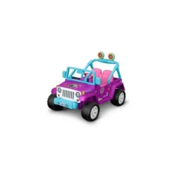 Rodas elétricas da Fisher Price Jojo Siwa andam no Jeep Wrangler