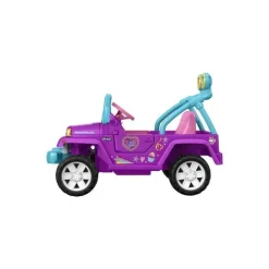 Rodas elétricas da Fisher Price Jojo Siwa andam no Jeep Wrangler