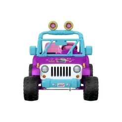 Rodas elétricas da Fisher Price Jojo Siwa andam no Jeep Wrangler