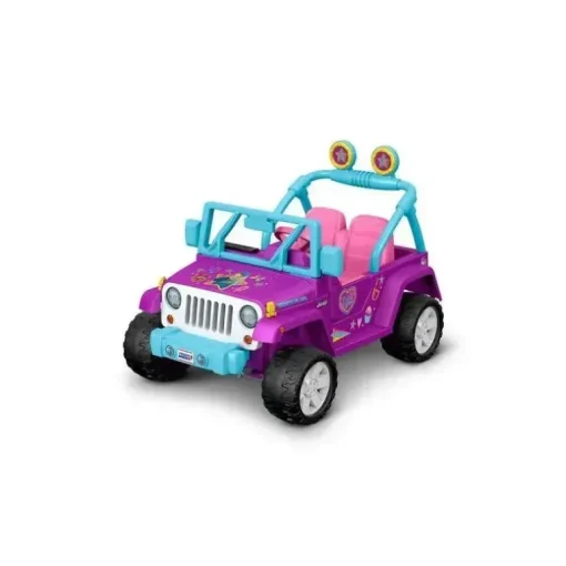Rodas elétricas da Fisher Price Jojo Siwa andam no Jeep Wrangler