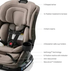 Romer - Veni Convertible Car Seat, Truffle