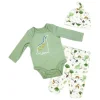 Rose Textile - Conjunto com 3 peças de pé de dinossauro para meninos