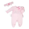Rose Textile - Conjunto de pijama rosa para meninas 3Pk