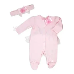 Rose Textile - Conjunto de pijama rosa para meninas 3Pk