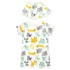 Rose Textile - Conjunto de macacão para cachorros e meninos 2Pk