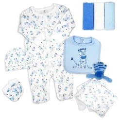 Rose Textile - Conjunto de presentes pendurados de girafa para meninos com 8 unidades