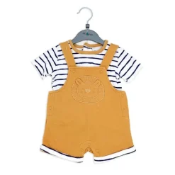 Rose Textile - Conjunto de macacão de leão para bebê menino 2Pk
