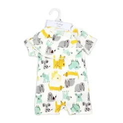 Rose Textile - Conjunto de macacão para cachorros e meninos 2Pk