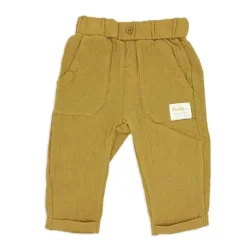 Rose Textile - Conjunto de 3 calças bege para meninos