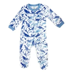 Rose Textile - Macacão de lã estampado com dinossauro para bebês meninos
