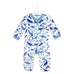 Rose Textile - Macacão de lã estampado com dinossauro para bebês meninos