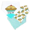 Rose Textile - Pacote de 3 babadores bandana, Cutie Pie